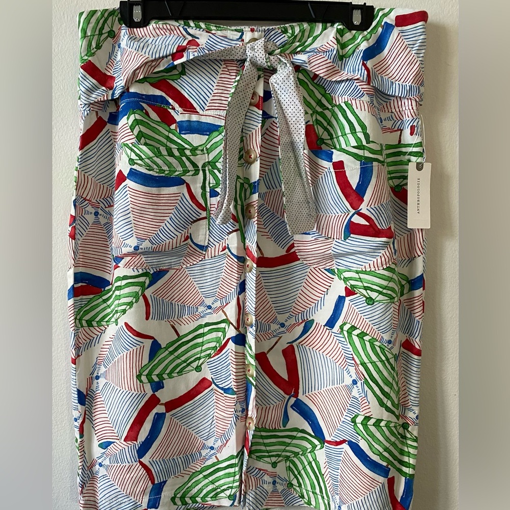 Antropologie skirt multicolored 12